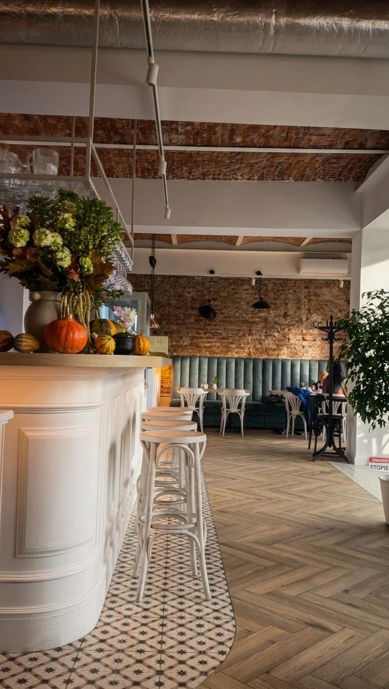 realizacja wnetrza restauracji towarzyskiej w stryzowie projektu planta design 2
